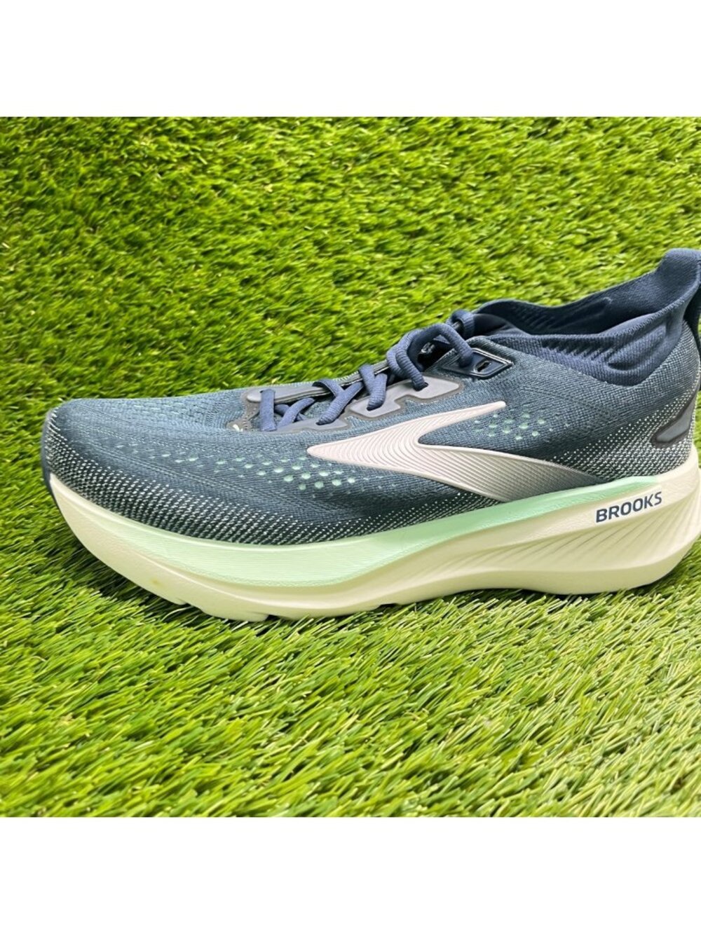 Brooks Glycerin 23 Womens Size 9 Blue Mint White Athletic Running Shoes Sneakers - Picture 3 of 9